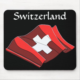 Schweiz Flaggenmousepad Mousepad