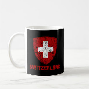 Schweiz Flaggenstaat Schweiz Internationales Land Kaffeetasse