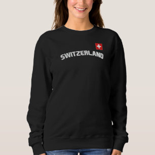 Schweiz Flaggenstaat Schweiz Internationales Land Sweatshirt