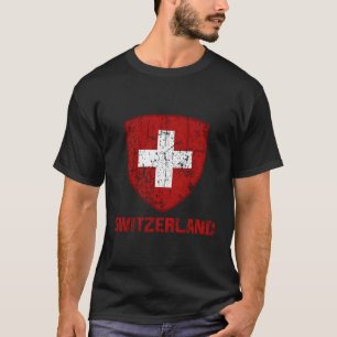 Schweiz Flaggenstaat Schweiz Internationales Land T-Shirt