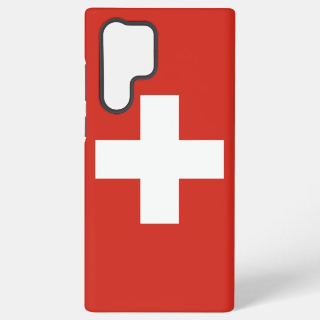 Schweiz-Flaggentelefone Samsung Galaxy Hülle (Rückseite)