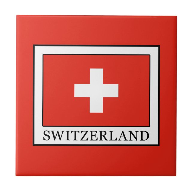 Schweiz Fliese (Vorderseite)