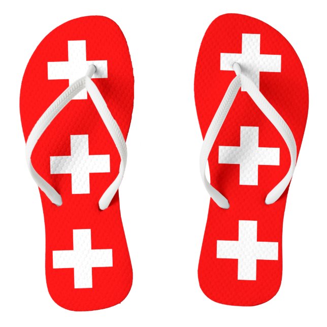 Schweiz Flip Flops (Fußbett)