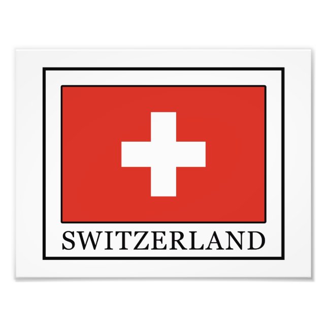 Schweiz Fotodruck (Vorne)