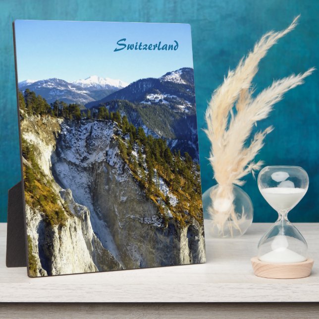 Schweiz Fotoplatte (Seite)