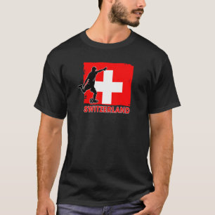 Schweiz Fußball Fan 2022 Nationaler Fußballtee T-Shirt