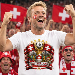 Schweiz Fußball-Fan Schweizer Fußball Weltmeisters T-Shirt