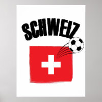 Schweiz Fussball Schweiz Fußballflagge