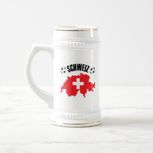 Schweiz Fussball Schweiz Karte Bierglas
