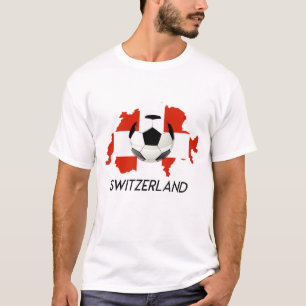 Schweiz Fußball-Team Supporter T - Shirt