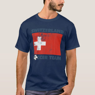 Schweiz Fußballmannschaft Flag 2022 Unterstützer T-Shirt