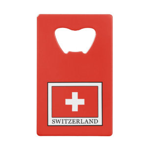 Schweiz Geldbeutel Flaschenöffner