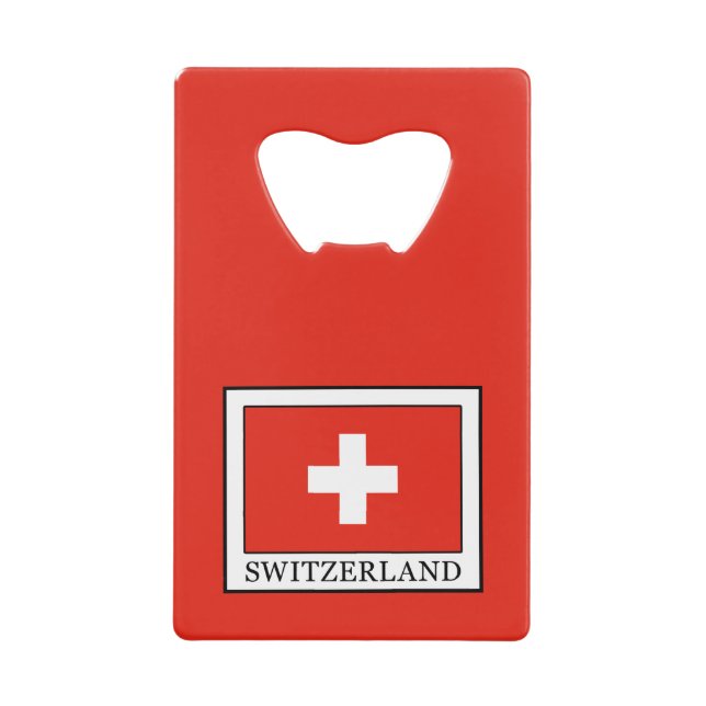 Schweiz Geldbeutel Flaschenöffner (Vorderseite)