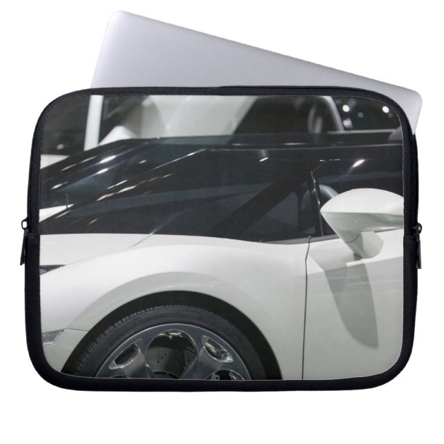 SCHWEIZ, GENF: 75. Genfer Auto jährlich 9 Laptopschutzhülle (Vorderseite)