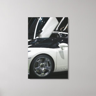 SCHWEIZ, GENF: 75. Genfer Auto jährlich 9 Leinwanddruck