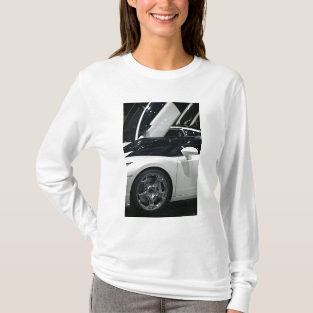 SCHWEIZ, GENF: 75. Genfer Auto jährlich 9 T-Shirt (Vorderseite)