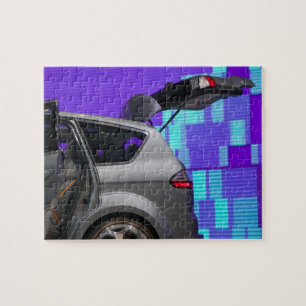 SCHWEIZ, GENF: 75. jährliche Genfer Auto 10 Puzzle