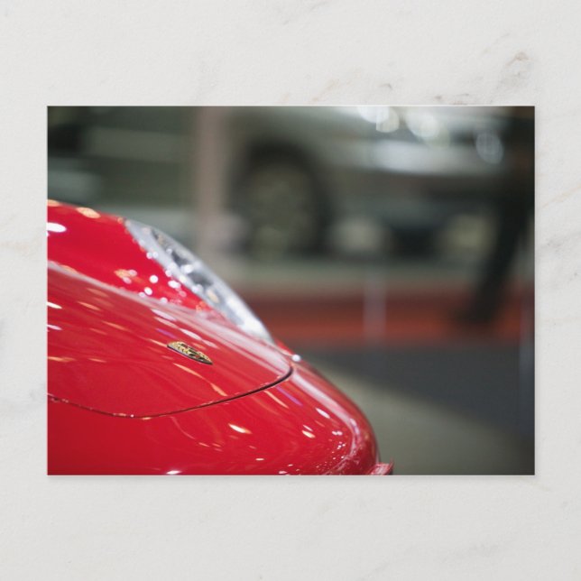 SCHWEIZ, GENF: 75. Jährliches Genfer Auto 2 Postkarte (Vorderseite)