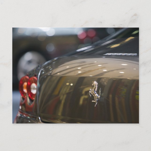 SCHWEIZ, GENF: 75. Jährliches Genfer Auto 3 Postkarte (Vorderseite)