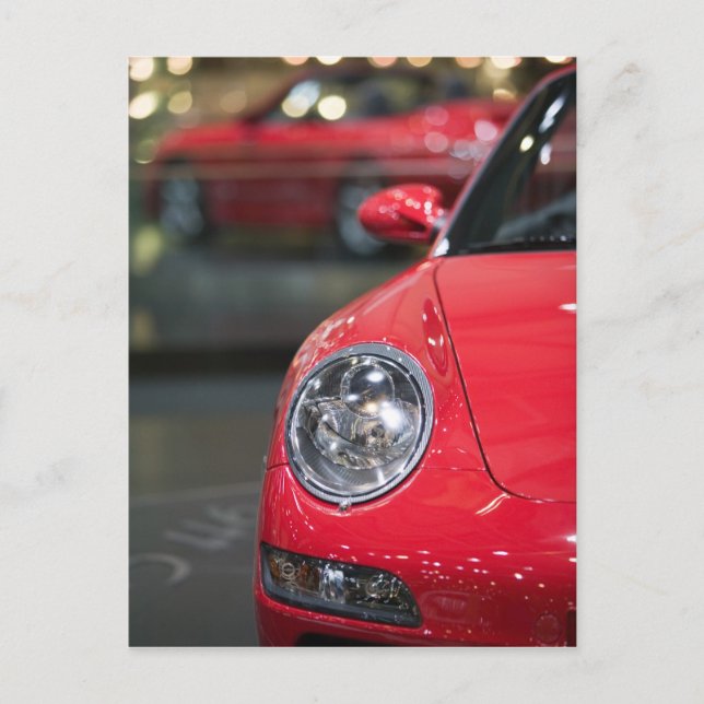 SCHWEIZ, GENF: 75. Jährliches Genfer Auto 8 Postkarte (Vorderseite)