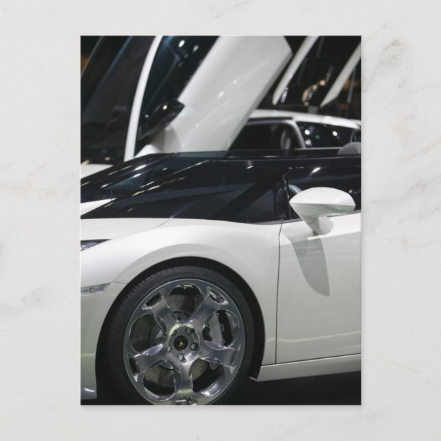 SCHWEIZ, GENF: 75. Jährliches Genfer Auto 9 Postkarte (Vorderseite)