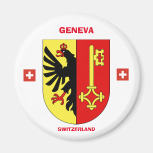 Schweiz: Genfer Wappen-Magnet Magnet