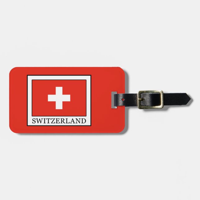 Schweiz Gepäckanhänger (Vorderseite horizontal)