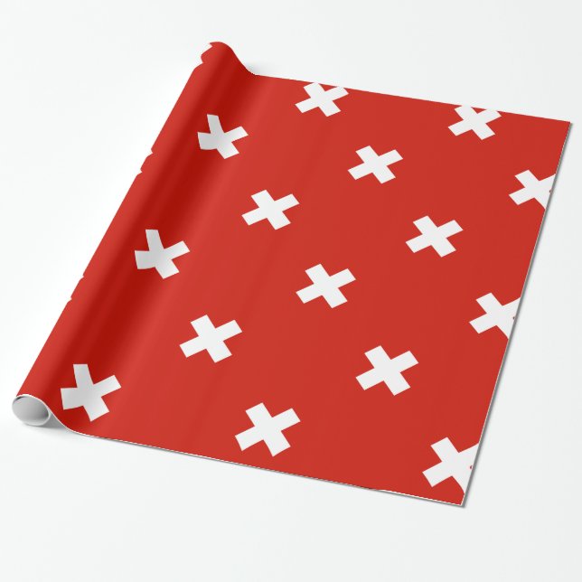 Schweiz Geschenkpapier (Ungerollt)