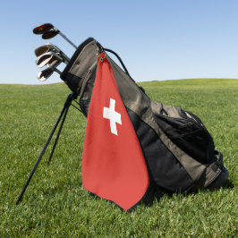 Schweiz Golfhandtuch