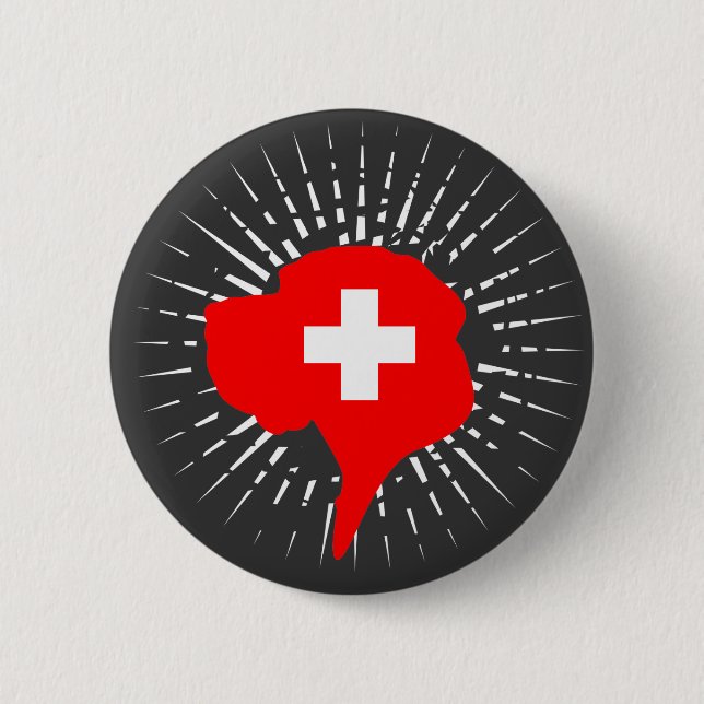 Schweiz Great Dane Button (Vorderseite)