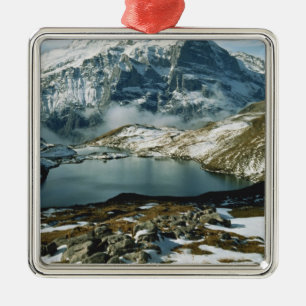 Schweiz, Grindelwald, Berner Alpen, Sicht Silbernes Ornament