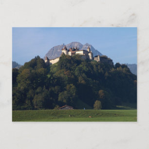 Schweiz Gruyeres Burg Postkarte