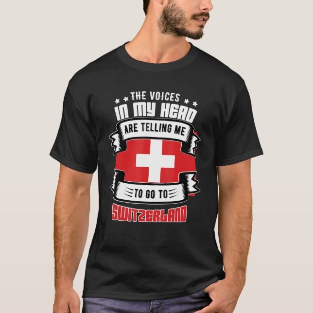 Schweiz in meinem Kopf T-Shirt (Vorderseite)