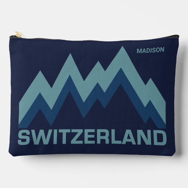 SCHWEIZ-individuelle Name Zubehörtasche (Vorderseite)
