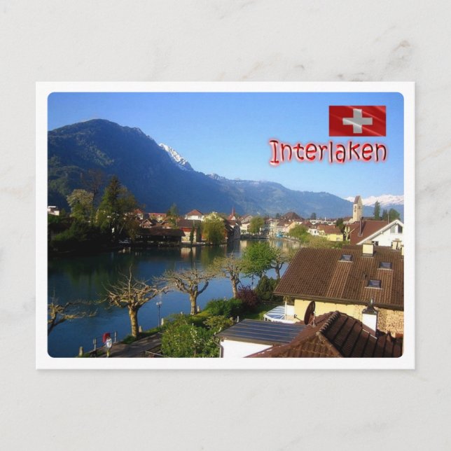 Schweiz - Interlaken - Postkarte (Vorderseite)