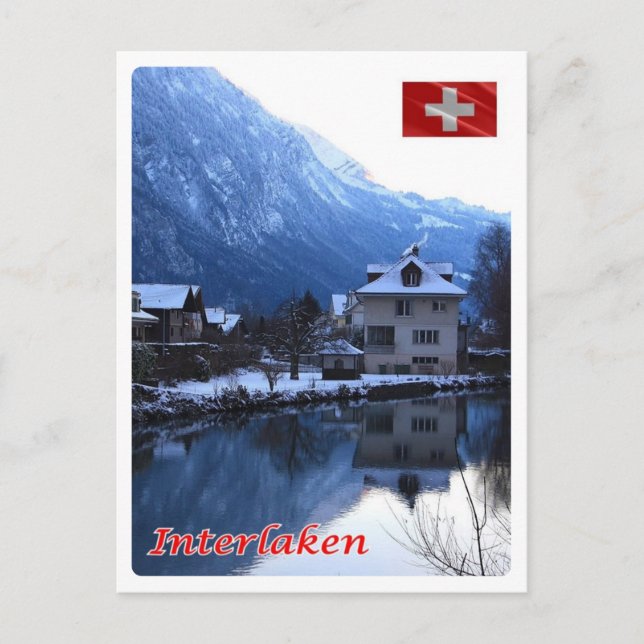 Schweiz - Interlaken - Postkarte (Vorderseite)