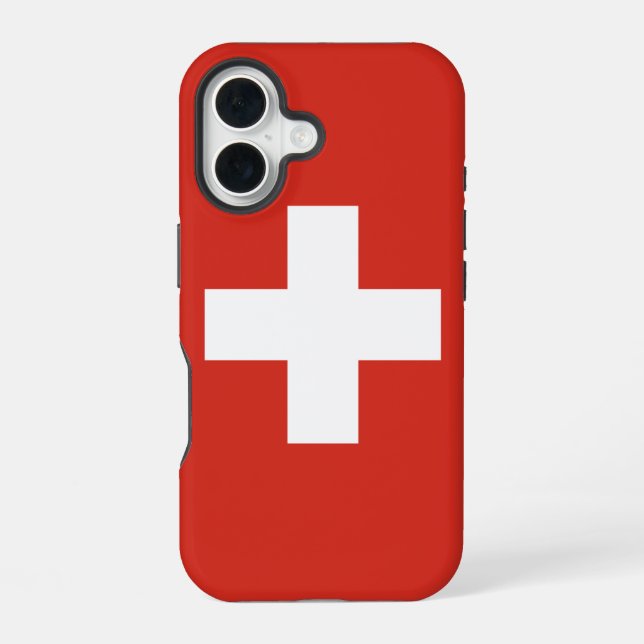 Schweiz iPhone 16 Hülle (Rückseite)