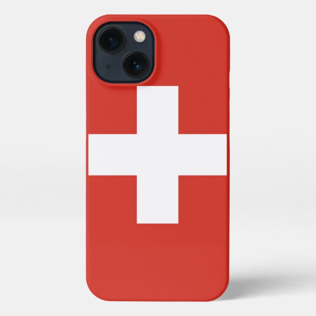 Schweiz iPhone Hülle (Rückseite)