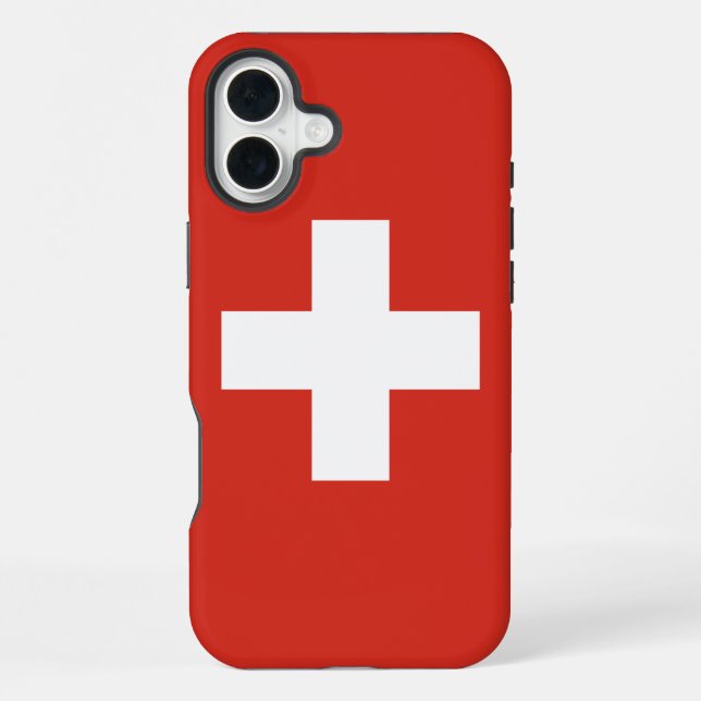 Schweiz iPhone Hülle (Rückseite)