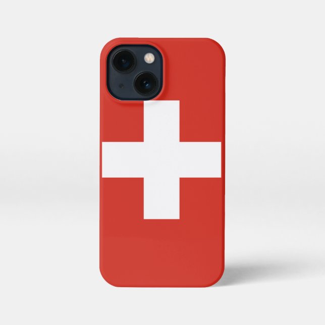 Schweiz iPhone Hülle (Rückseite)