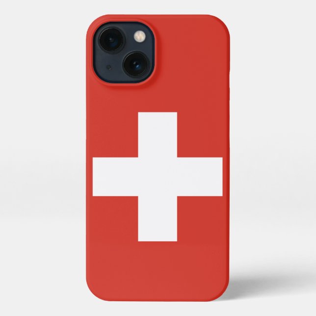 Schweiz iPhone Hülle (Rückseite)