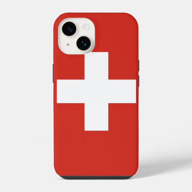 Schweiz iPhone Hülle (Rückseite)