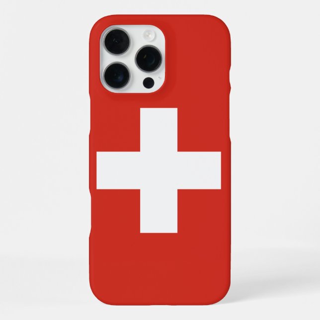 Schweiz iPhone Hülle (Rückseite)