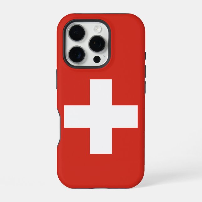 Schweiz iPhone Hülle (Rückseite)