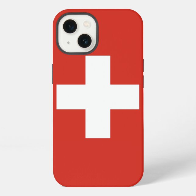 Schweiz iPhone Hülle (Rückseite)