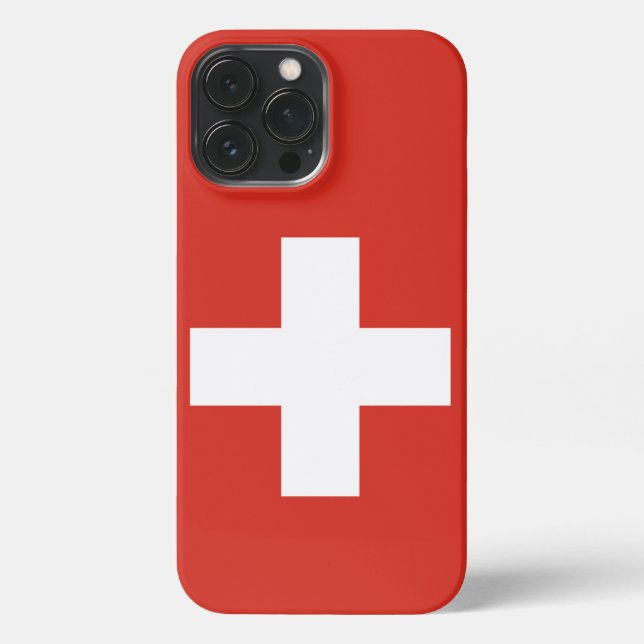 Schweiz iPhone Hülle (Rückseite)