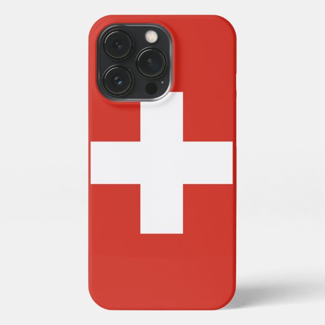 Schweiz iPhone Hülle (Rückseite)