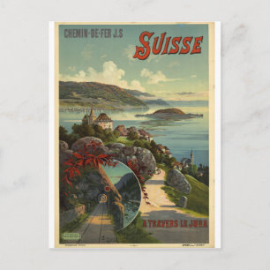 Schweiz Jahrgang Reise Postkarte