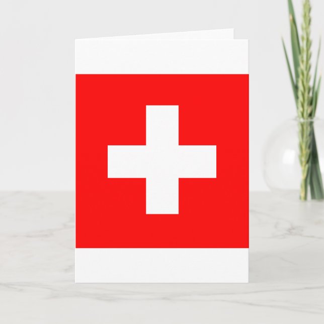 Schweiz Karte (Vorderseite)