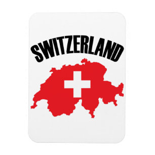 Schweiz-Kartenflagge Magnet